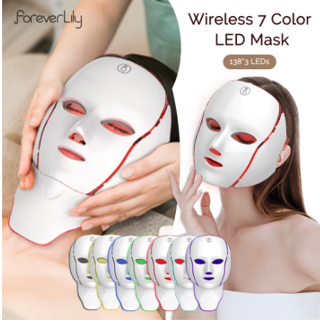 LumiGlow Pro™ - Mascarilla LED para Levantar Óvalo, Mejillas y Papada